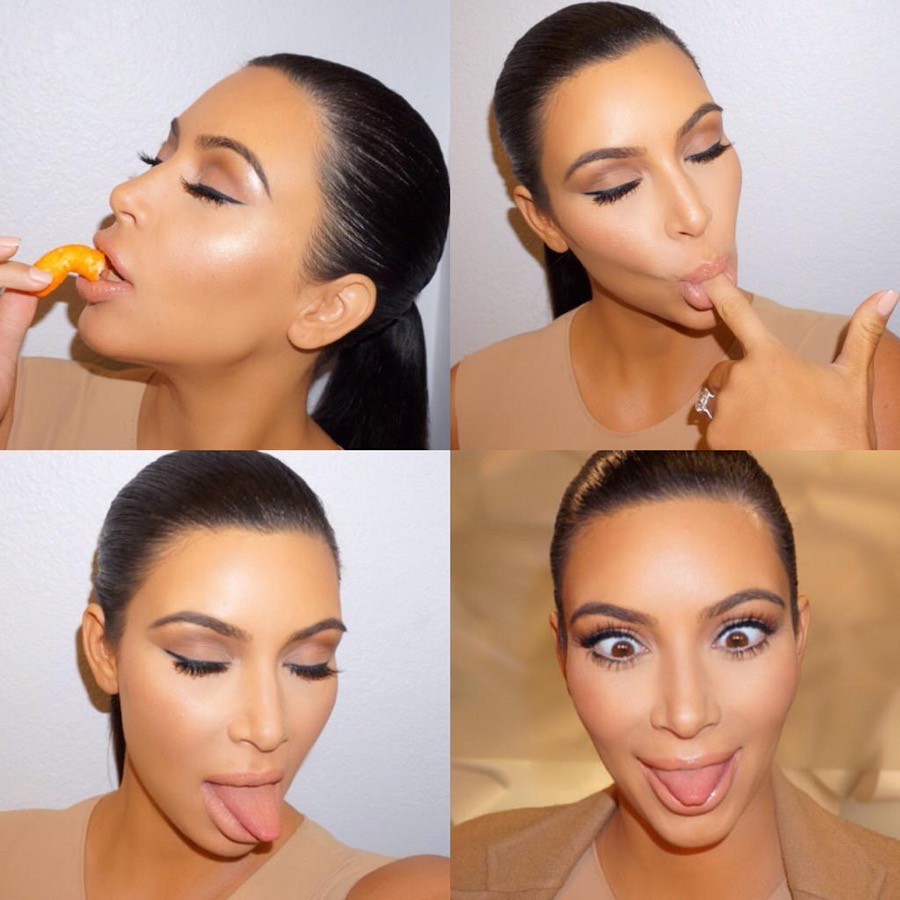 Kim Kardashian y los Cheetos